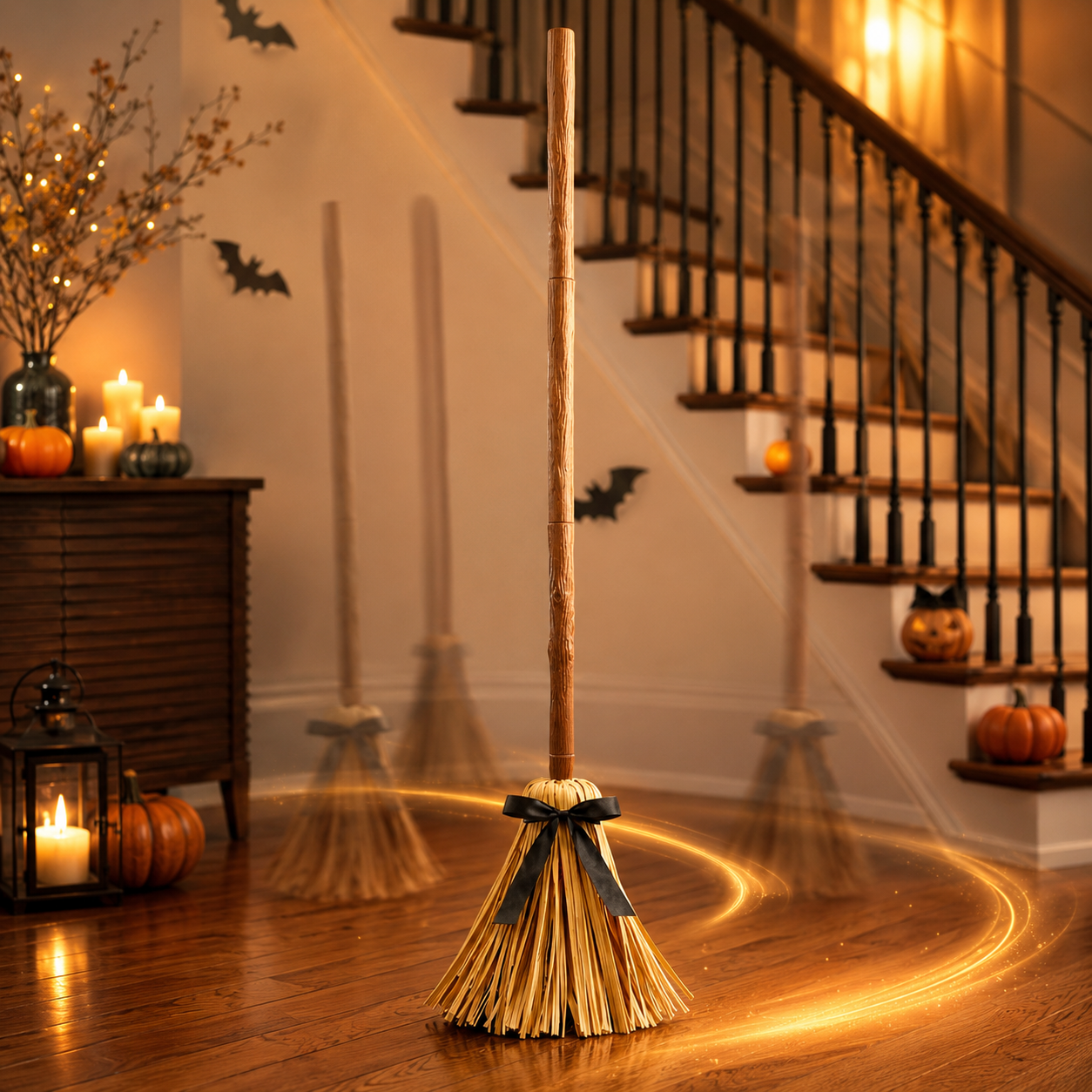 Spooky Haunted Broom